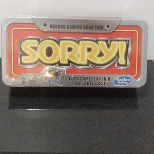 Hasbro Sorry! Travel Game - Red and Yellow